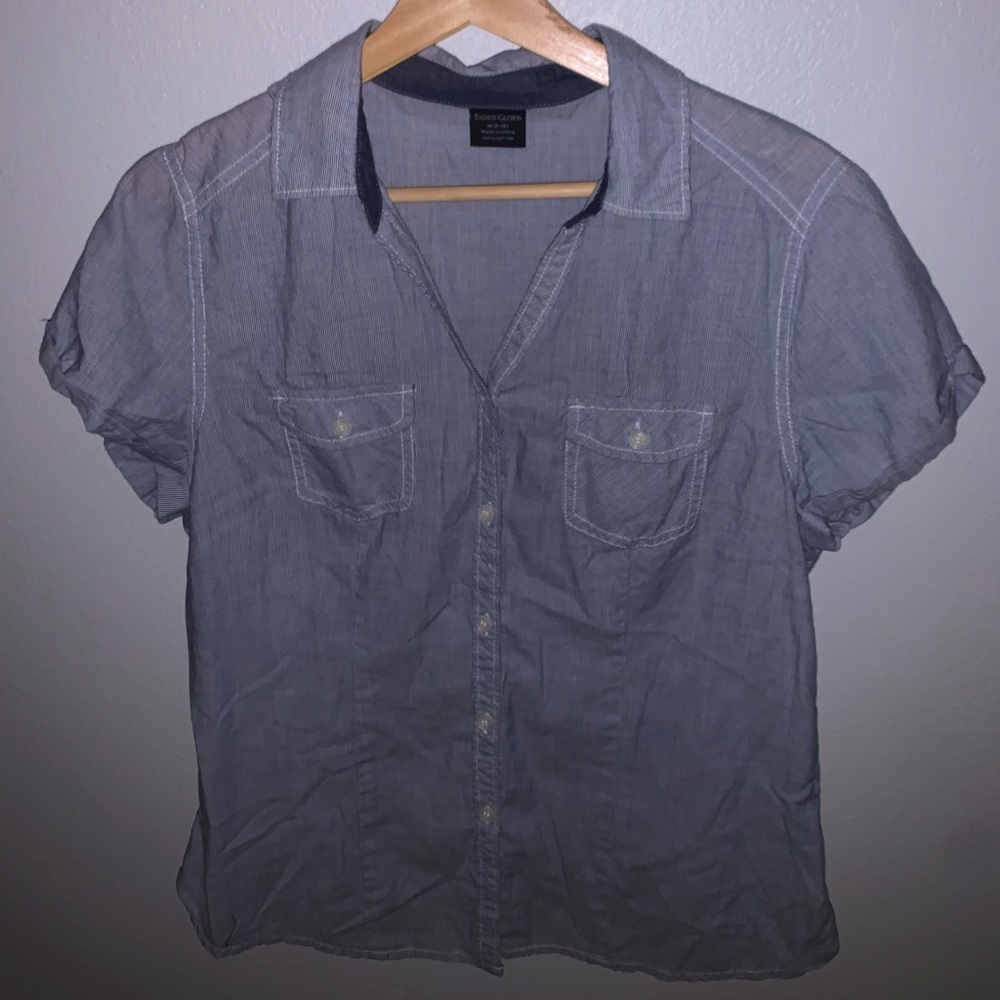 Faded Glory button-up top